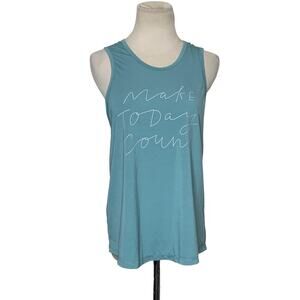 All in Motion teal tank top size XS